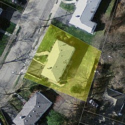 135 Truman Rd, Newton MA 02459-2640 aerial view