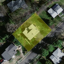 16 Grace Rd, Newton MA  02459-3426 aerial view