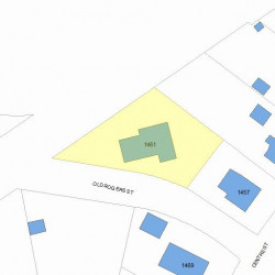 1461 Centre St, Newton MA 02461-1230 plot plan