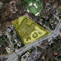 2101 Washington St, Newton MA 02462-1513 aerial view