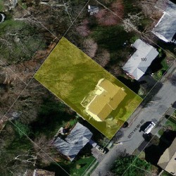 94 Esty Farm Rd, Newton MA  02459-3642 aerial view