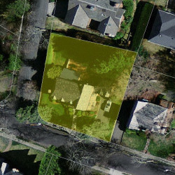 61 Clements Rd, Newton MA 02458-2617 aerial view