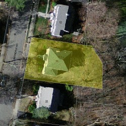 16 Avondale Rd, Newton MA 02459-1619 aerial view