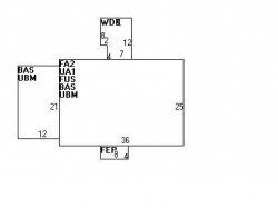 322 Woodward St, Newton MA  02468-2042 floor plan