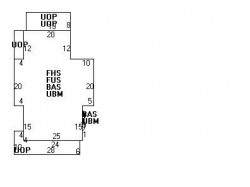 65 Clark St, Newton MA  02459-2425 floor plan