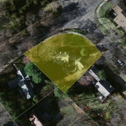 85 Country Club Rd, Newton MA  02459-3020 aerial view