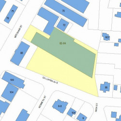 82 Needham St, Newton MA 02461-1616 plot plan