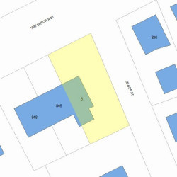 5 Cross St, Newton MA 02465-2101 plot plan
