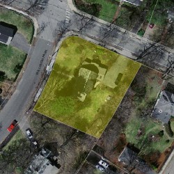 8 Bullough Park, Newton MA 02460-2479 aerial view
