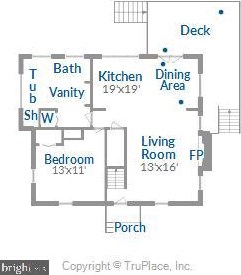 1525 Bay Dr, Shady Side MD exterior