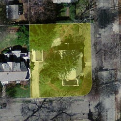 45 Cedar St, Newton MA 02459-1143 aerial view