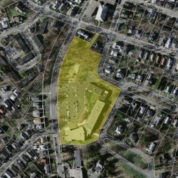 15 Walnut Park, Newton MA  02458-1441 aerial view