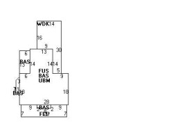 20 Orris St, Newton MA  02466-1312 floor plan