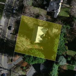 216 Waverley Ave, Newton MA 02458-2422 aerial view