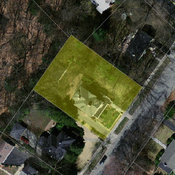 115 Windermere Rd, Newton MA 02466-2719 aerial view