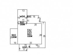 4 Warwick Rd, Newton MA 02465-1724 floor plan