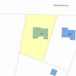 1600 Commonwealth Ave, Newton MA 02465-2806 plot plan