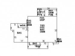 692 Commonwealth Ave, Newton MA 02459-1132 floor plan