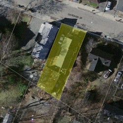 78 Gardner St, Newton MA 02458-1405 aerial view