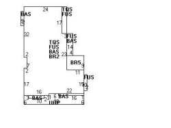 118 Homer St, Newton MA  02459-1518 floor plan