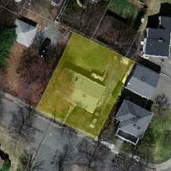 82 Underwood Ave, Newton MA 02465-1024 aerial view