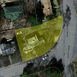 7 White Pine Rd, Newton MA 02464-1222 aerial view