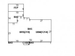 88 Elinor Rd, Newton MA 02461-1835 floor plan