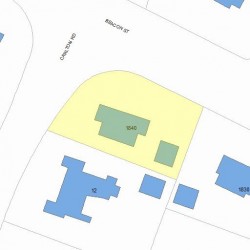 1840 Beacon St, Newton MA 02468-1435 plot plan