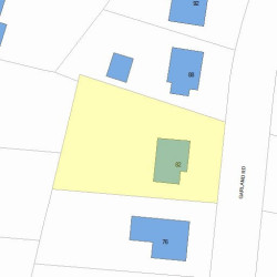 82 Garland Rd, Newton MA 02459-1710 plot plan