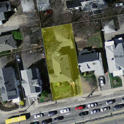 963 Boylston St, Newton MA  02461-1505 aerial view