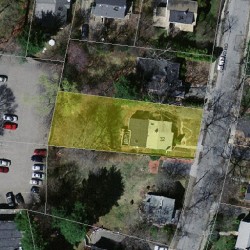 32 Garland Rd, Newton MA  02459-1709 aerial view