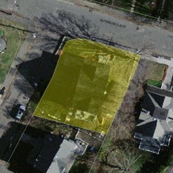 108 Hunnewell Ave, Newton MA 02458-2242 aerial view