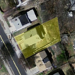 1138 Chestnut St, Newton MA 02464-1309 aerial view