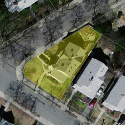 127 Dickerman Rd, Newton MA 02461-1303 aerial view