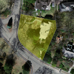 244 Prince St, Newton MA 02465-2920 aerial view