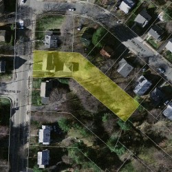 182 Parker St, Newton MA 02459-2551 aerial view