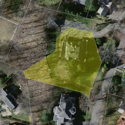 93 Claremont St, Newton MA  02458-1927 aerial view