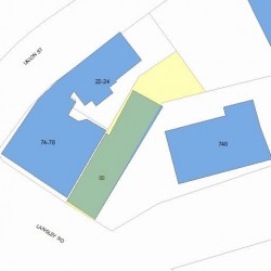 80 Langley Rd, Newton MA 02459-2054 plot plan