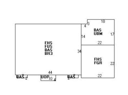 162 Evelyn Rd, Newton MA 02468-1042 floor plan