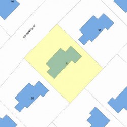 91 Fessenden St, Newton MA 02460-1119 plot plan