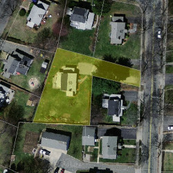 53 Cherry St, Newton MA 02465-1235 aerial view