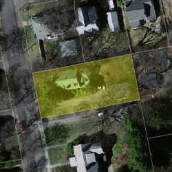 44 Bowdoin St, Newton MA  02461-1432 aerial view