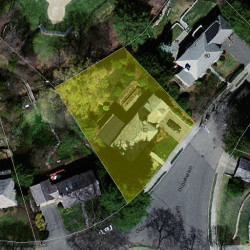 52 Oldham Rd, Newton MA 02465-2329 aerial view
