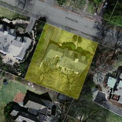 12 Puritan Rd, Newton MA 02461-1022 aerial view