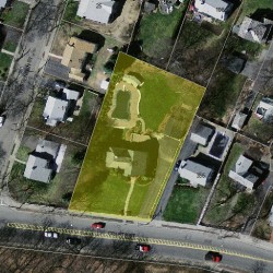 363 Crafts St, Newton MA  02460-1116 aerial view