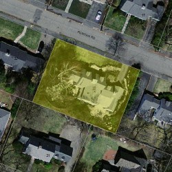 22 Puritan Rd, Newton MA 02461-1022 aerial view