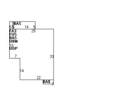 63 Clinton Pl, Newton MA  02459-1117 floor plan