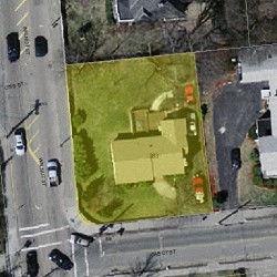 383 Cabot St, Newton MA 02460-2253 aerial view
