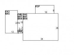 15 Lucille Pl, Newton MA  02464-1210 floor plan