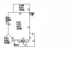 305 Central St, Newton MA 02466-2202 floor plan